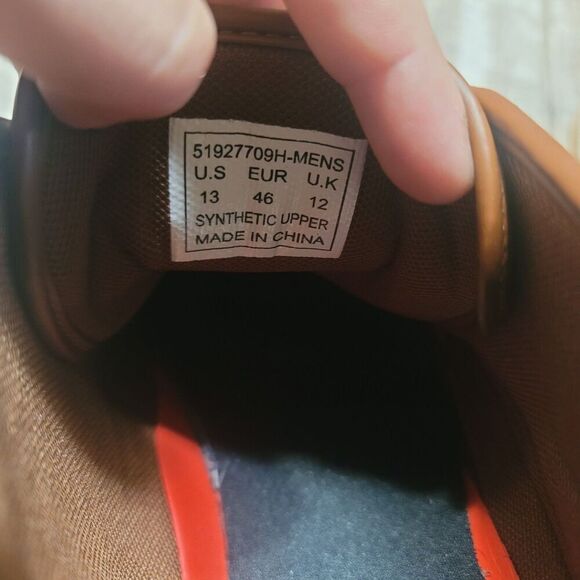 Levi’s Strauss Brown Mid Top Leather Boots Size 13 Men’s - Picture 8 of 8